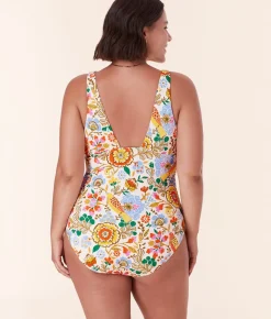 The Augustine One Piece in Bird Floral