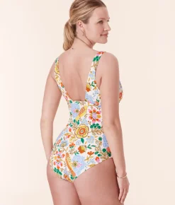 The Augustine One Piece in Bird Floral