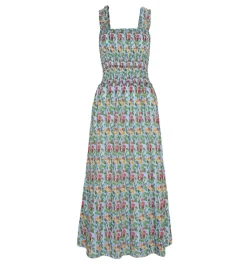 The Azalea Maxi Nap Dress in Geranium Stripe