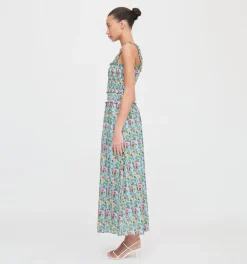 The Azalea Maxi Nap Dress in Geranium Stripe
