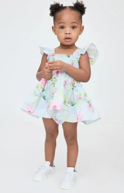 The Baby Ellie Nap Dress in Hydrangea Chintz