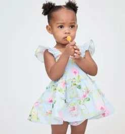 The Baby Ellie Nap Dress in Hydrangea Chintz