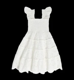 The Baby Lace Ellie Nap Dress in White Lace