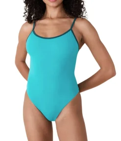 The Bells One Piece in Cyan