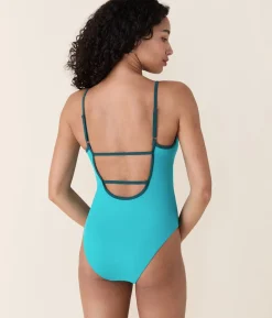 The Bells One Piece in Cyan
