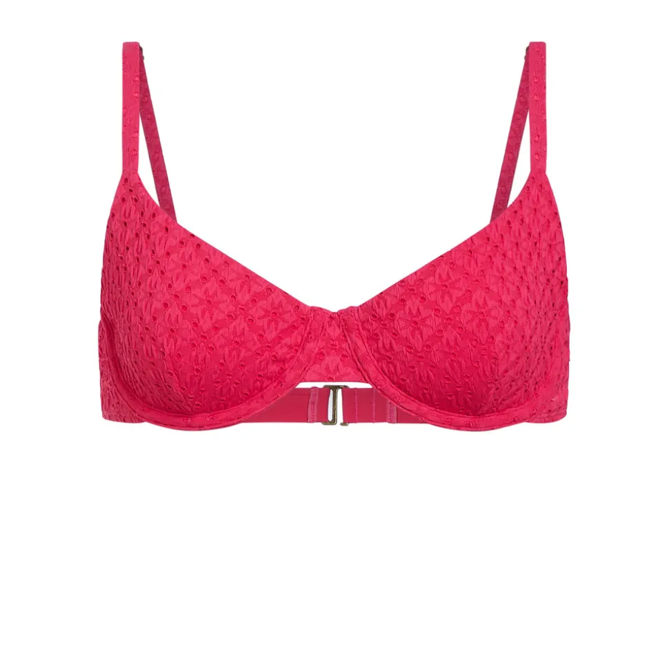 The Bermuda Bikini Top in Begonia