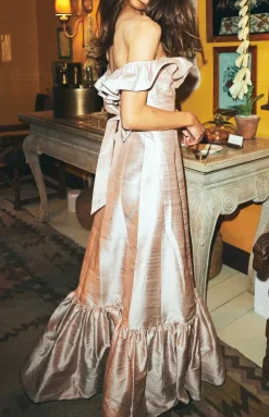 The Camille Dress in Powder Pink