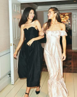 The Camille Dress in Powder Pink