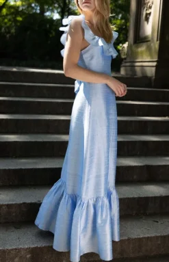 The Camille Dress in Powder Blue