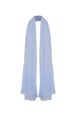 The Carmela Shawl in Blue