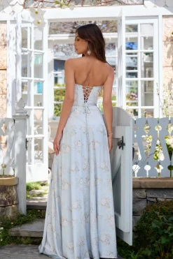 The Cecilia Dress in Victorian Blue Roses