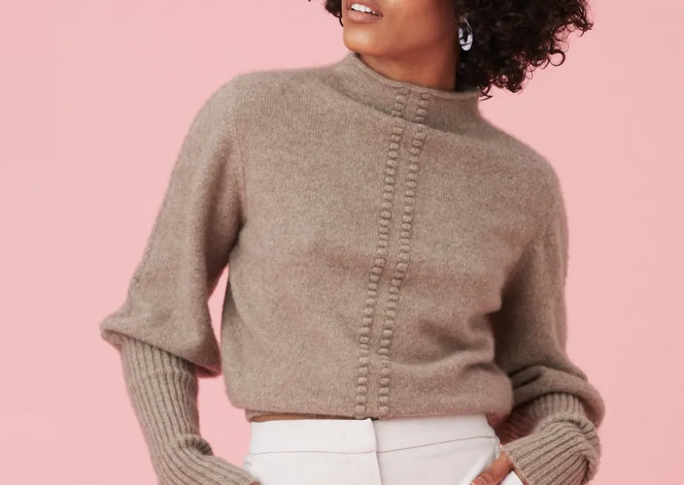 The Chelsea Sweater in Taupe