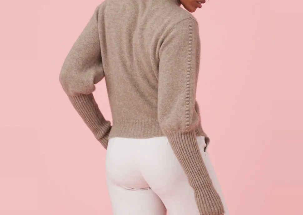The Chelsea Sweater in Taupe