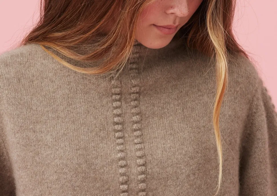The Chelsea Sweater in Taupe