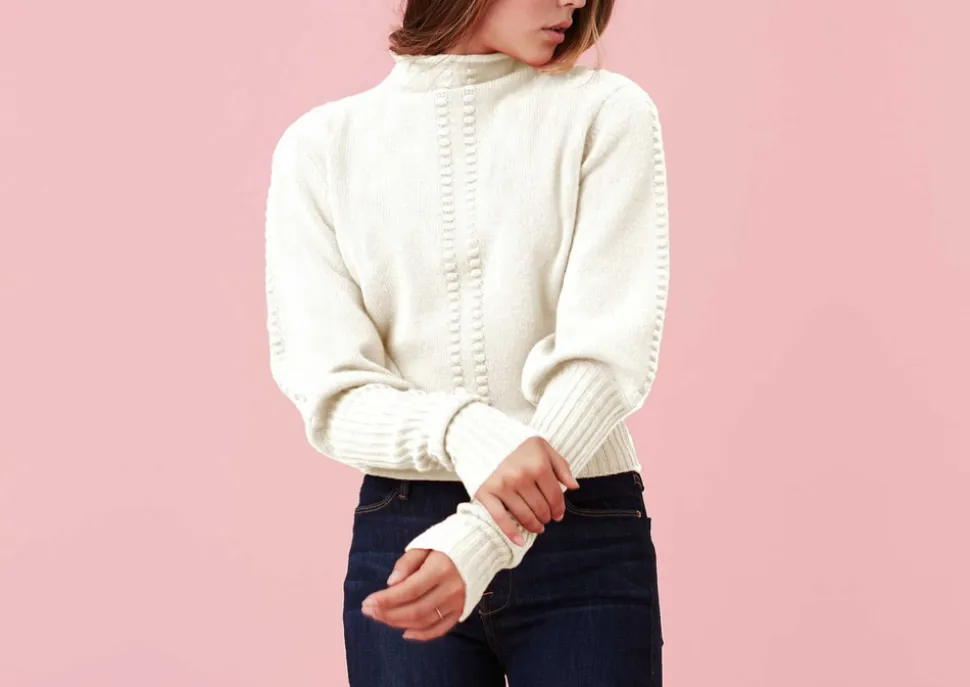 The Chelsea Sweater in White