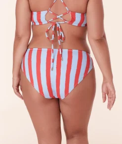 The Classic Bikini Bottom in Candy Stripe