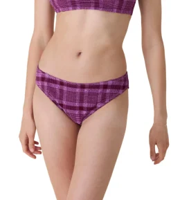 The Classic Bikini Bottom in Crocus Plaid