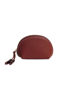 The Coin Purse in Deep Red