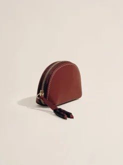 The Coin Purse in Deep Red