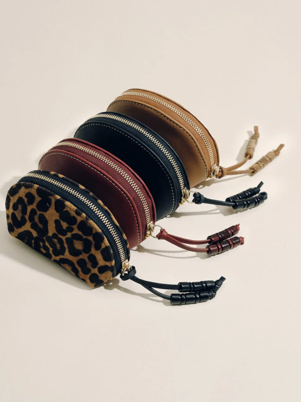 The Coin Purse in Deep Red