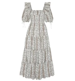 The Corinne Nap Dress in Mocha Provence Floral