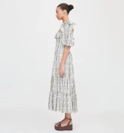 The Corinne Nap Dress in Mocha Provence Floral