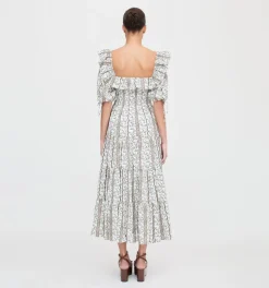 The Corinne Nap Dress in Mocha Provence Floral