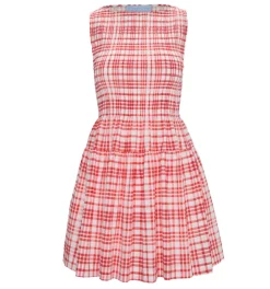 The Cosima Mini Nap Dress in Cherry Watercolor Gingham