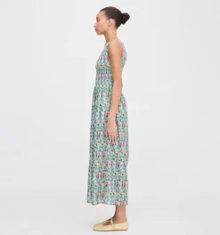 The Cosima Nap Dress in Geranium Stripe