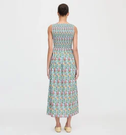 The Cosima Nap Dress in Geranium Stripe