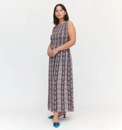 The Cosima Nap Dress in Navy Emma Stripe