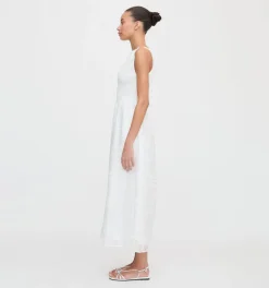The Cosima Nap Dress in White Patchwork Organza