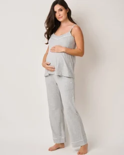 The Cozy Maternity Set in Light Heather Grey