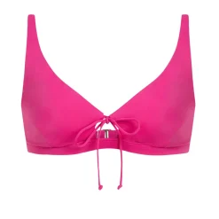 The Crete Bikini Top in Fuchsia