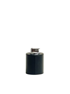 The Cylinder Lighter in Black Nappa