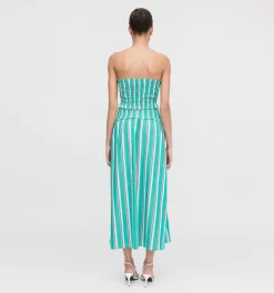 The Delphine Nap Skirt in Sunset Stripe