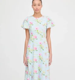 The Dominique Dress in Hydrangea Chintz