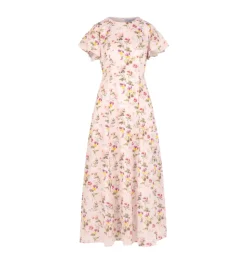 The Dominique Dress in Pink Bluebonnet