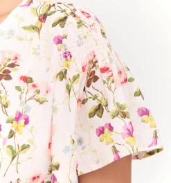 The Dominique Dress in Pink Bluebonnet