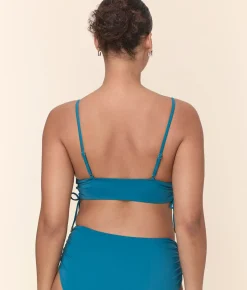The Elba Bikini Top in Ocean