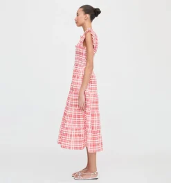 The Ellie Nap Dress in Cherry Watercolor Gingham