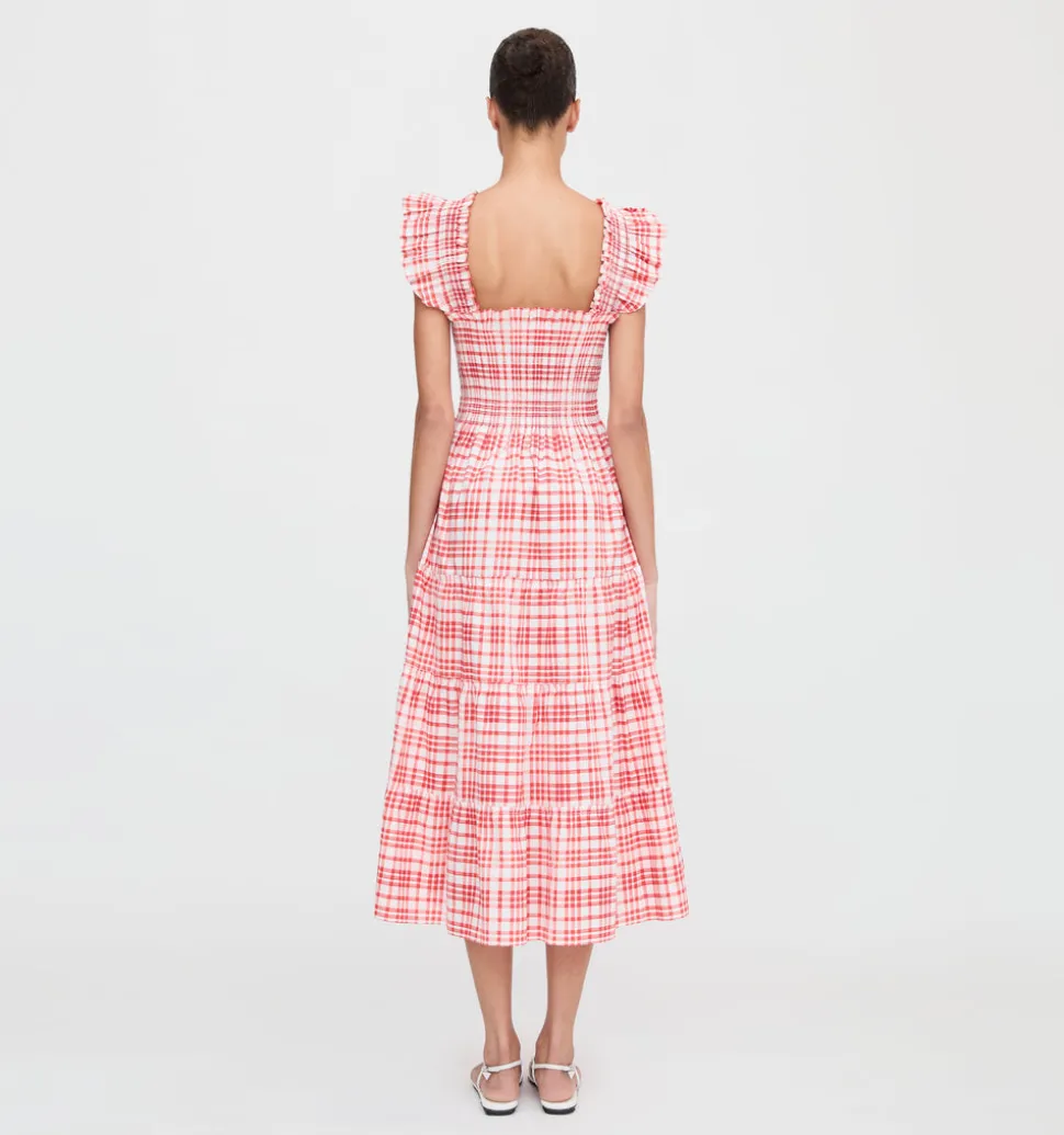 The Ellie Nap Dress in Cherry Watercolor Gingham