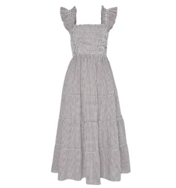 The Ellie Nap Dress in Chocolate Gingham