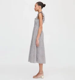 The Ellie Nap Dress in Chocolate Gingham