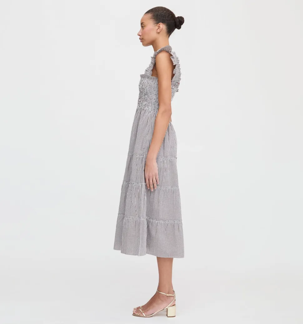 The Ellie Nap Dress in Chocolate Gingham