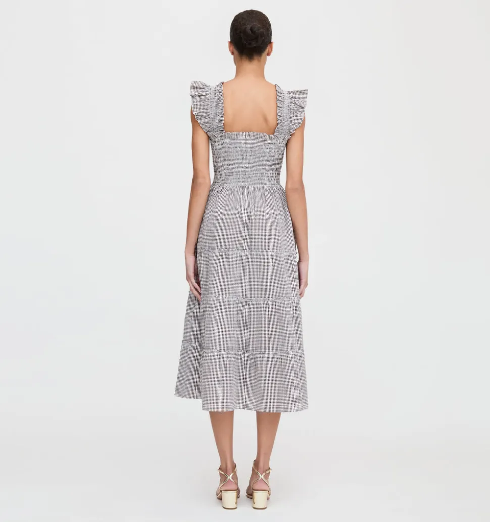 The Ellie Nap Dress in Chocolate Gingham