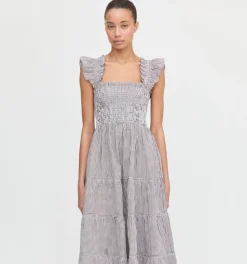 The Ellie Nap Dress in Chocolate Gingham