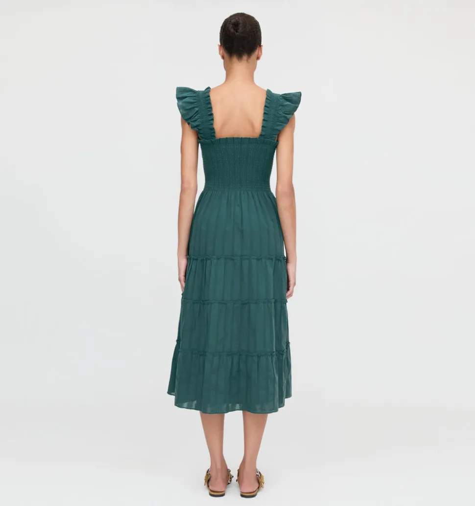 The Ellie Nap Dress in Midnight Green
