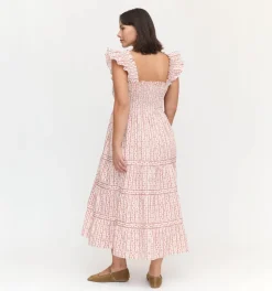 The Ellie Nap Dress in Pink Emma Stripe