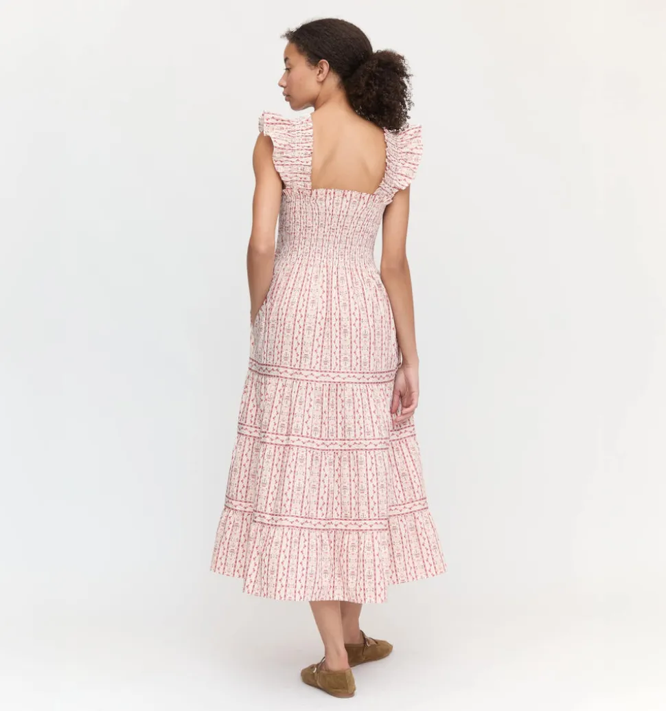 The Ellie Nap Dress in Pink Emma Stripe